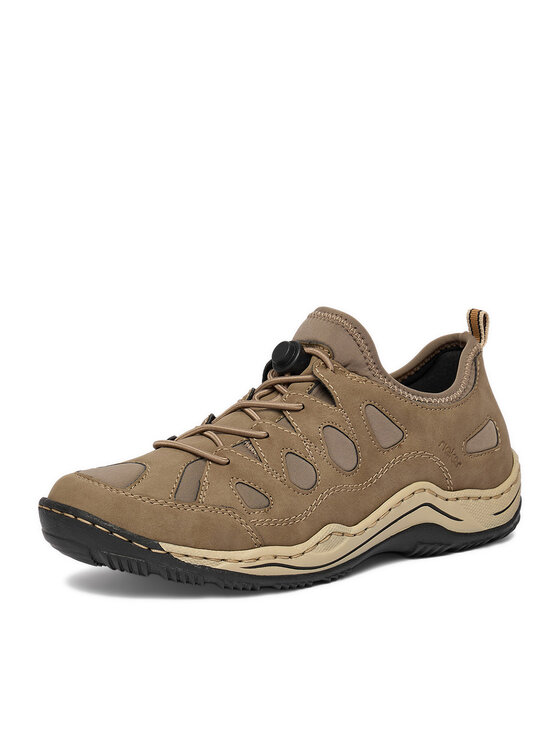 Rieker Sneakersy Rieker L0551-64 Béžová