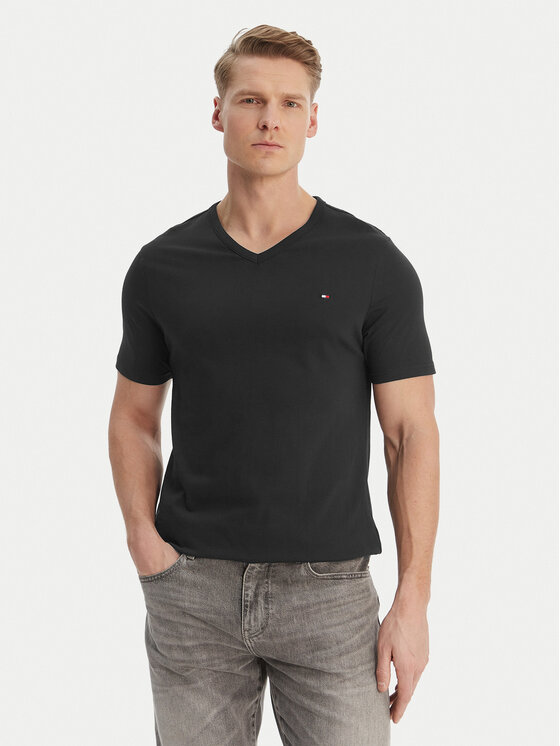 Tommy Hilfiger Tommy Hilfiger Conjunto de camisetas UM0UM03865 Negro Regular Fit