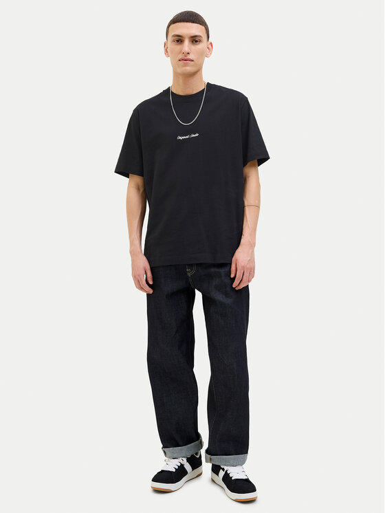 Jack & Jones Jack & Jones Camiseta Norrebro 12282892 Negro Relaxed Fit