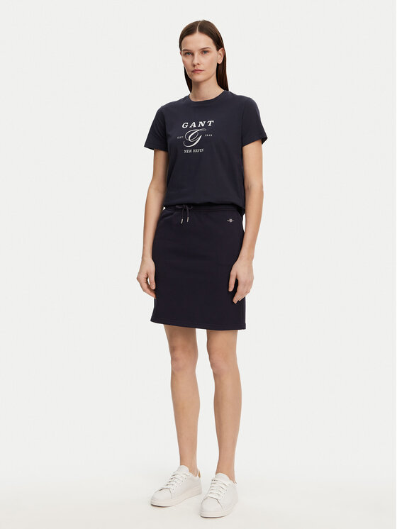 Gant Gant T-Shirt 4200563 Σκούρο μπλε Regular Fit