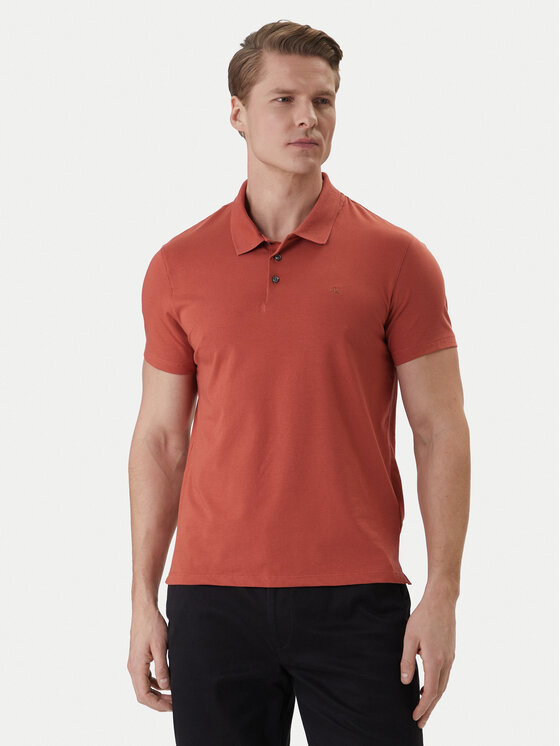 Calvin Klein Calvin Klein Polo LV04LF200G Naranja Slim Fit