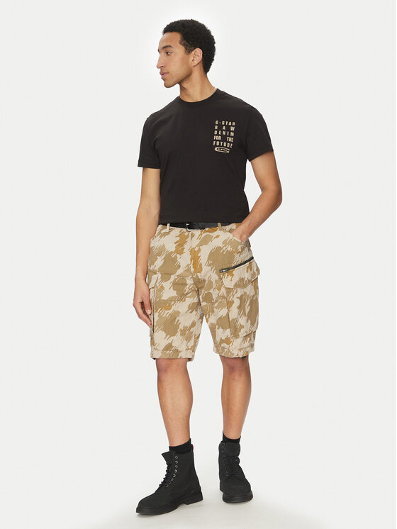 G-STAR G-Star Raw Stoffshorts Rovic Zip D08566-D955 H174 Beige Relaxed Fit