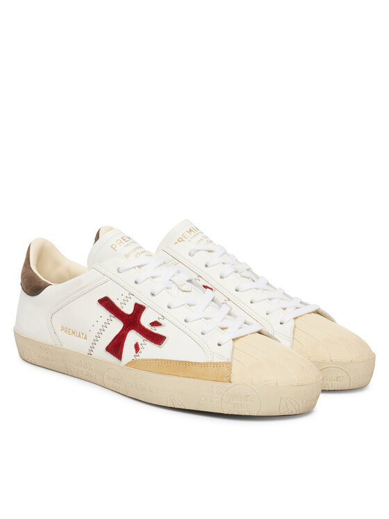Premiata Сникърси Premiata Steven Var 8044 Бял