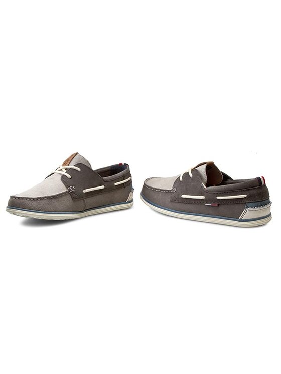 Tommy Hilfiger Mokaszin Tommy Hilfiger DENIM Miles 1B EM56820709 Szürke