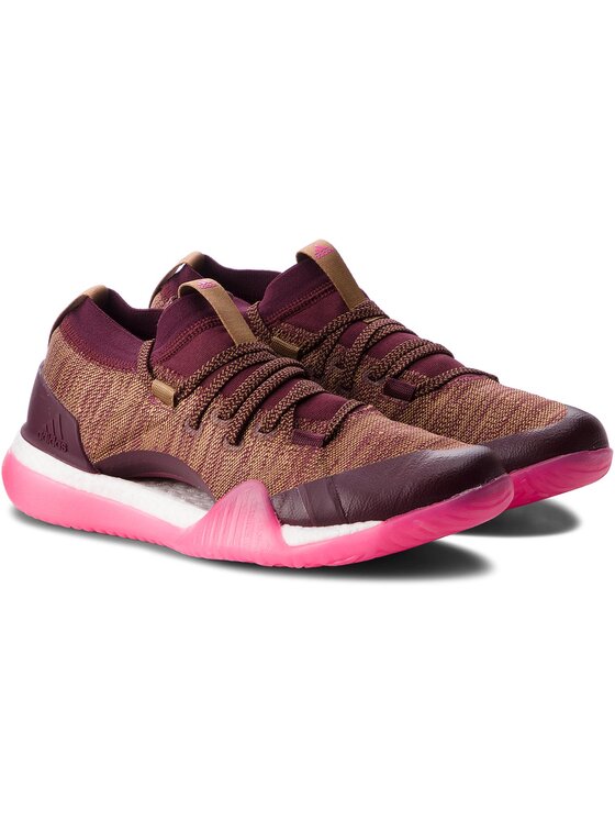 adidas Buty do biegania adidas PureBoost X Trainer 3.0 DA8968 Bordowy