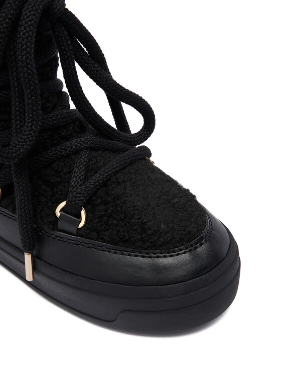 Tommy Hilfiger Cizme de zăpadă Tommy Hilfiger Faux Shearling Snowboot FW0FW08788 Negru