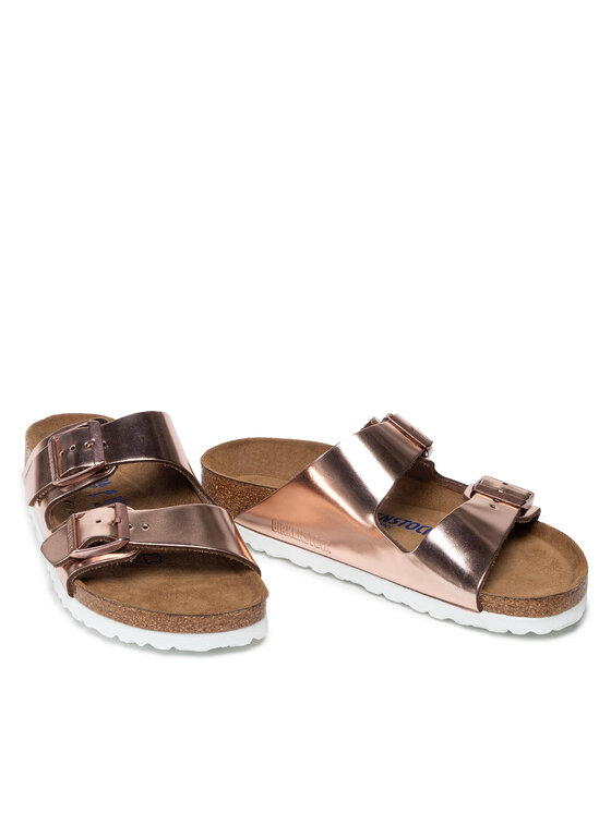 Birkenstock Шльопанці Birkenstock Arizona Metallic 0952093 Рожевий