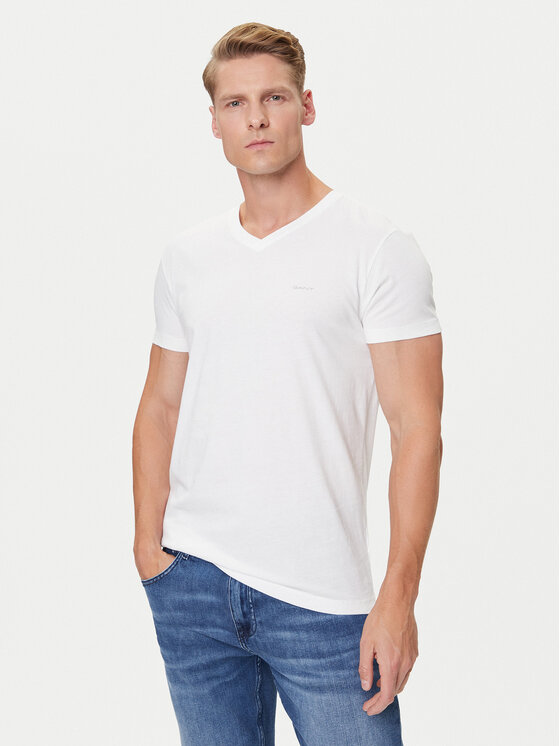 Gant Gant Conjunto de camisetas 900012018 Blanco Regular Fit