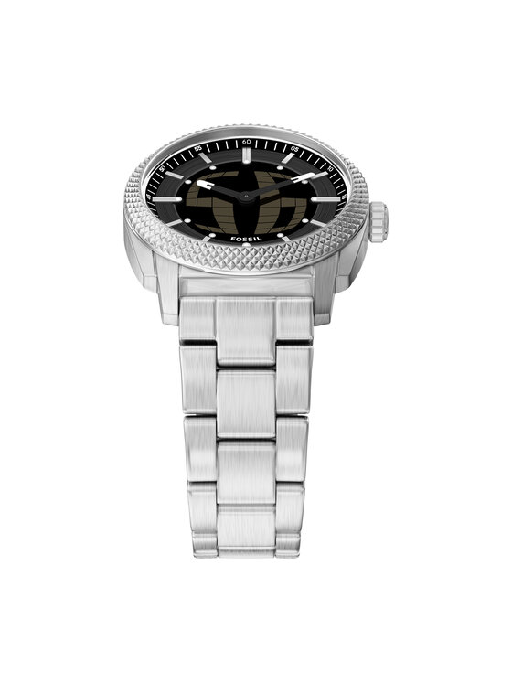 Fossil Годинник Fossil Machine Big Tic FS6155 Срібний