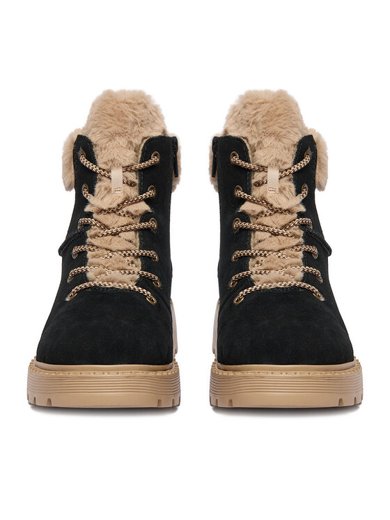 Rieker Šnurovacia obuv Rieker CEO-70402-00 Čierna