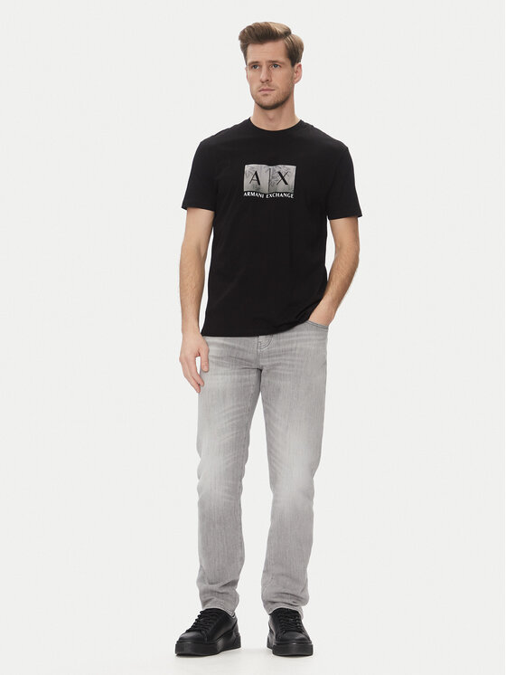Armani Exchange Armani Exchange Футболка XM000555 AF10358 UC001 Чорний Regular Fit