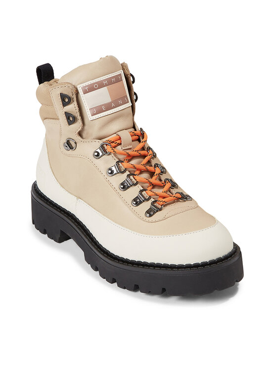Tommy Jeans Туристически oбувки Tommy Jeans Tjm Boot Hiker EM0EM01252 Бежов
