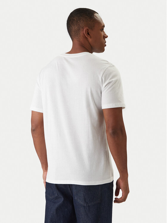 Jack & Jones Jack & Jones T-Shirt Jjrain Tee Ss Crew Neck 12288097 Λευκό Regular Fit