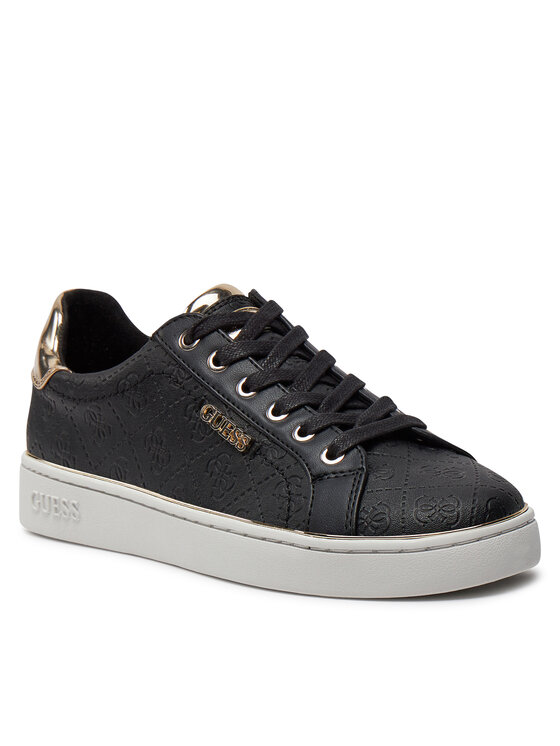 Guess Снікерcи Guess Beckie/Active Lady/Leather Lik FL5BEK FAL12 Чорний