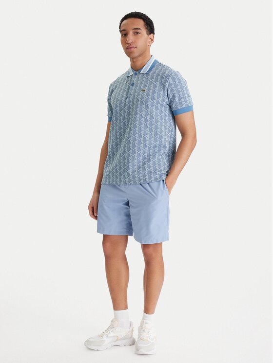 Lacoste Lacoste Поло DH1417 Голубий Classic Fit