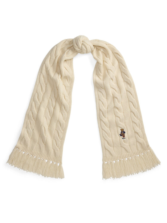 Polo Ralph Lauren Sciarpa Polo Ralph Lauren 455P18119003 Crema