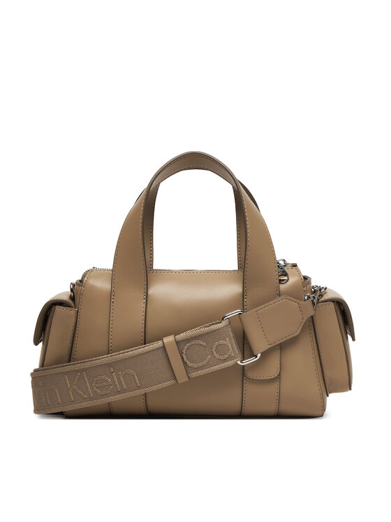 Calvin Klein Borsetta Calvin Klein Webbing Strap Pocket Bag LV04F3291G Beige