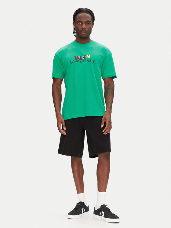 Volcom Volcom Футболка Bob Moleema A4312554 Зелений Loose Fit