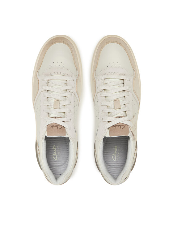 Clarks Sneakers Clarks Courtlite2 Lo 26181290 Écru