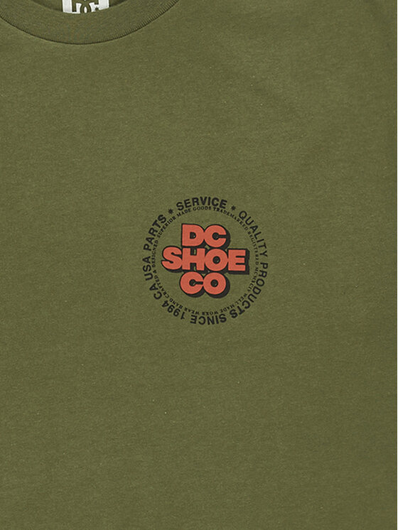 DC Shoes DC Shoes Camiseta Work Circle EDYZT04369 Verde Regular Fit