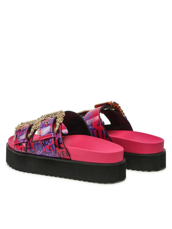 Versace Jeans Couture Şlapi Versace Jeans Couture 74VA3SM1 ZS366 Roz