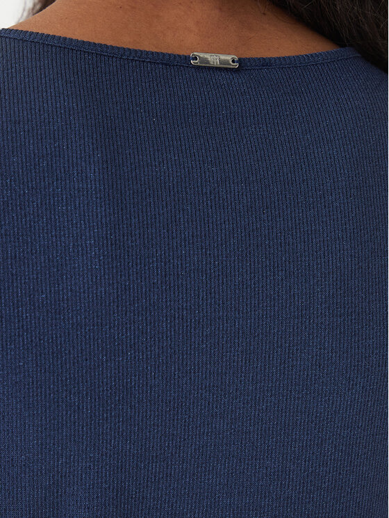 Fracomina Fracomina Camiseta FS26ST7008K420Q7 Azul marino Slim Fit