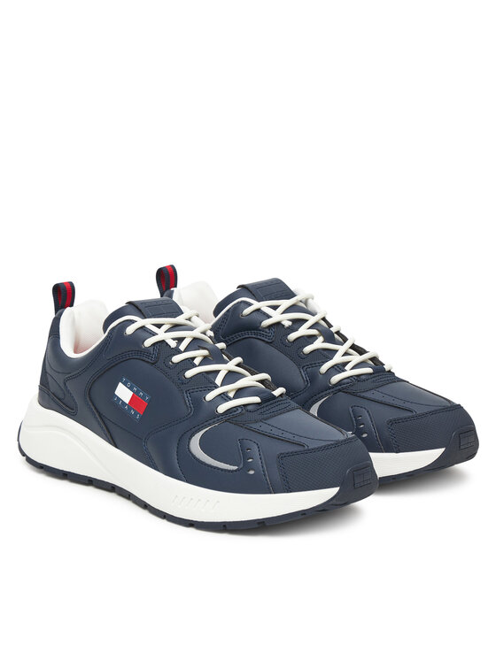 Tommy Jeans Αθλητικά Tommy Jeans Tjm Runner Leather EM0EM01621 Σκούρο μπλε