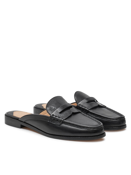 LAUREN RALPH LAUREN Klapki LAUREN RALPH LAUREN Wynnie Mule 802943791001 Czarny