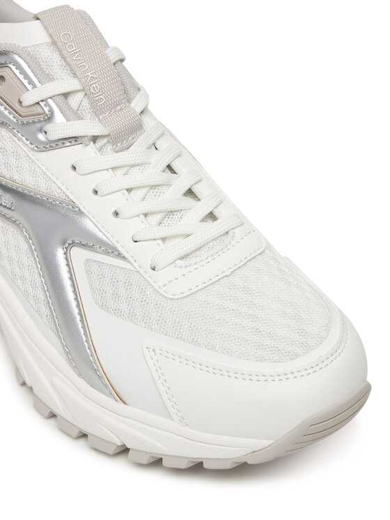 Calvin Klein Sneakers Calvin Klein Hike Run Ckstripe Mesh Met HW0HW03140 Alb