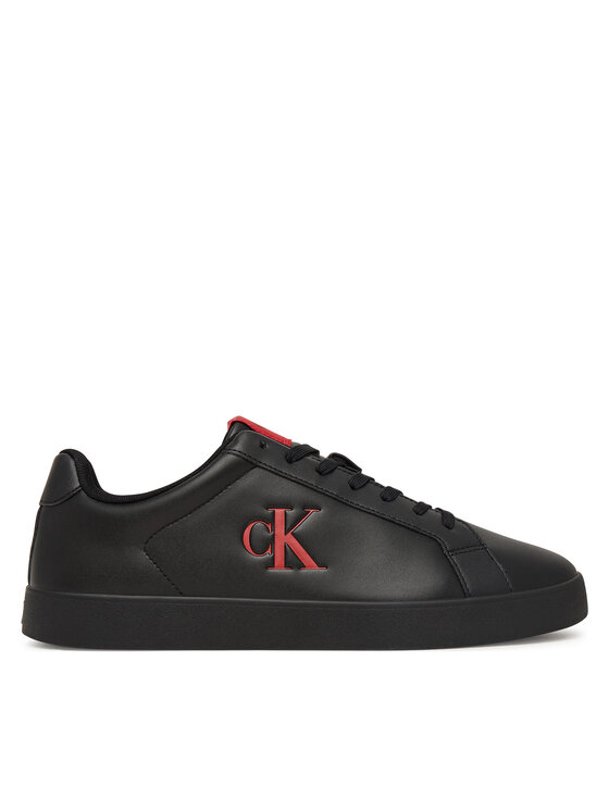 Calvin Klein Sneakersy Calvin Klein 3 Cupsole Derby Pu Smo HM0HM02458 Czarny