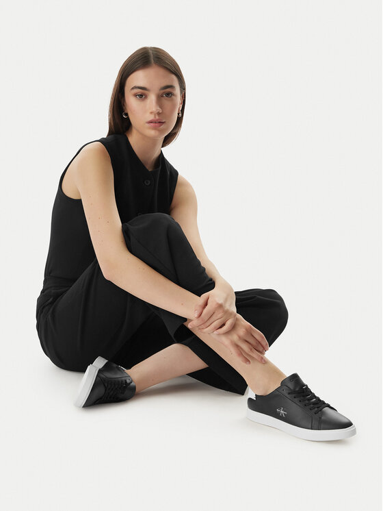 Calvin Klein Sneakersy Calvin Klein Low Prof Cupsole Lth HW0HW03295 Čierna