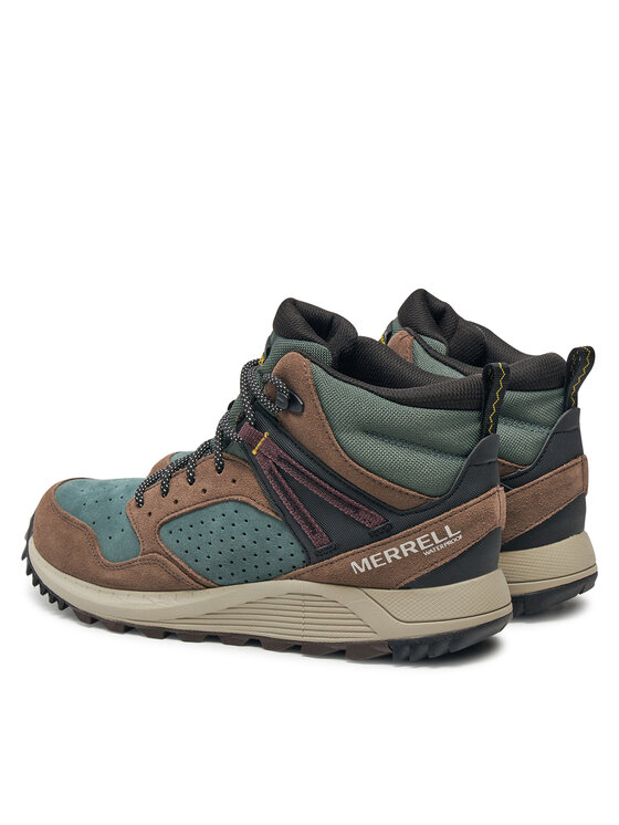 Merrell Черевики туристичні Merrell Wildwood Mid Ltr Wp J068031 Зелений