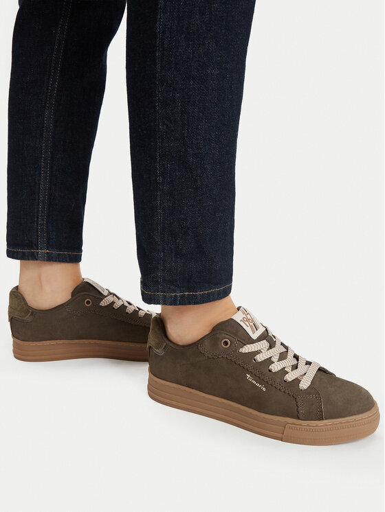 Tamaris Sneakersy Tamaris 1-23730-47 Zielony