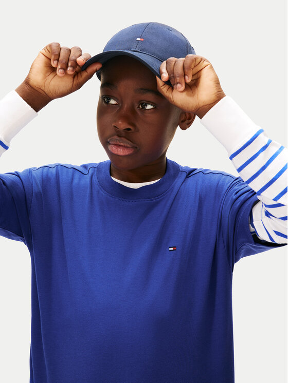 Tommy Hilfiger Tommy Hilfiger Camiseta Essential Archive KB0KB09646 D Azul Regular Fit