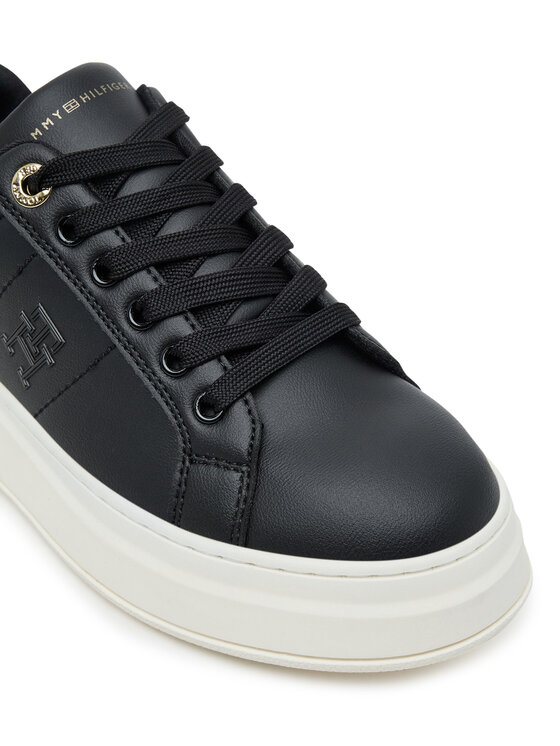 Tommy Hilfiger Zapatillas Tommy Hilfiger Low Cut Lace-Up T3A9-33985-1355 Negro
