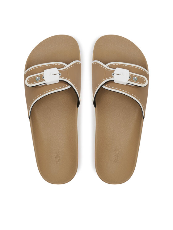 Scholl Чехли Scholl Pescura Moon F31182 Бежов