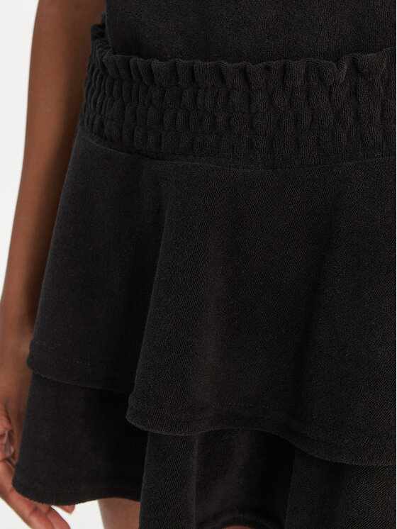 Juicy Couture Juicy Couture Minifalda Smocked Terry JCGGS126006 Negro Regular Fit