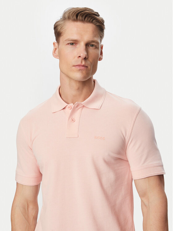 BOSS BOSS Polo Prime 50507813 Rosa claro Regular Fit