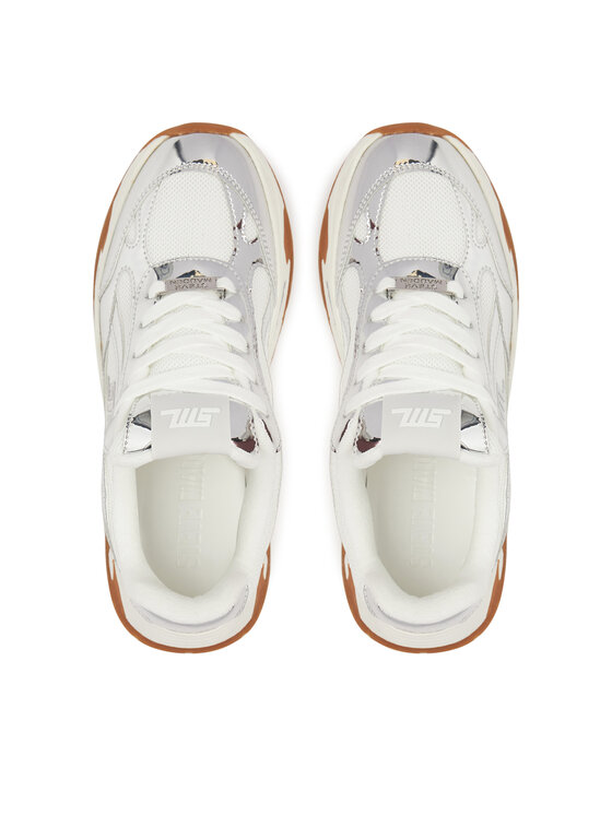 Steve Madden Снікерcи Steve Madden Sneak Peak-E SM19000129 Срібний