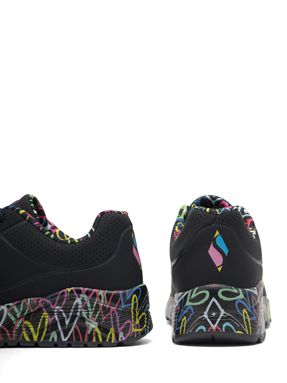 Skechers Sneakersy Skechers UNO LITE 314976L BKMT Černá