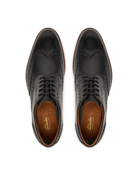 Clarks Туфлі Clarks CraftRemi Tip 26186390 Чорний
