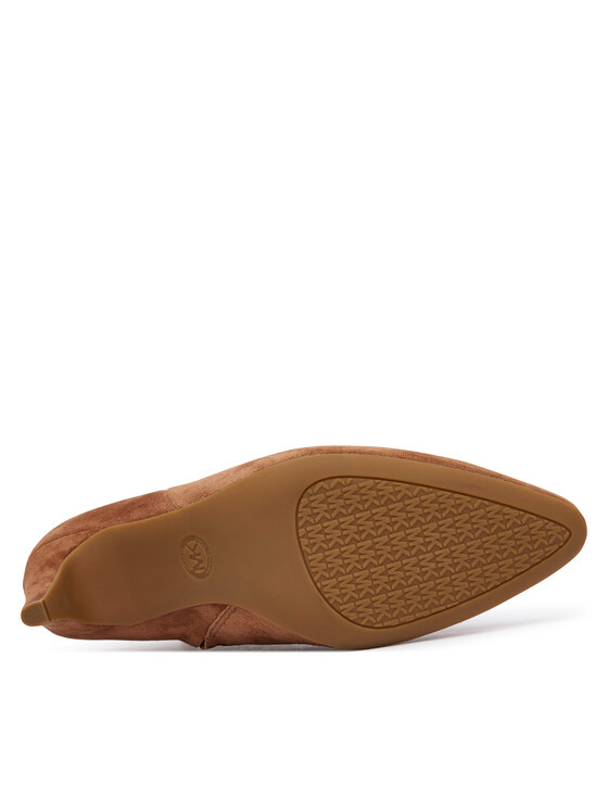 MICHAEL Michael Kors Polokozačky MICHAEL Michael Kors Daniela Heeled 40F6DNME6S Hnědá