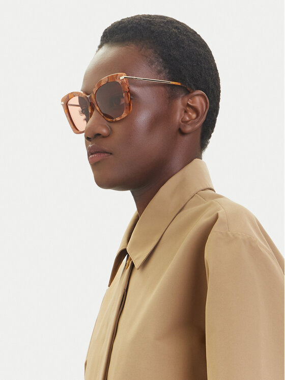 Max Mara Okulary przeciwsłoneczne Max Mara MM0101 56E Brązowy