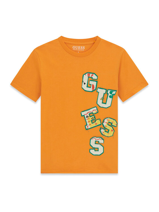 Guess Guess Футболка L6GI02 K8HM4 Оранжевий Relaxed Fit
