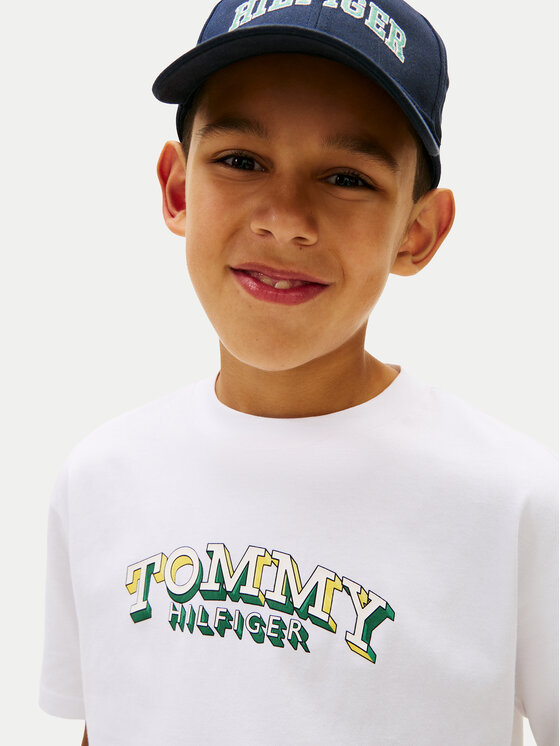 Tommy Hilfiger Tommy Hilfiger Camiseta KB0KB10267 Blanco Regular Fit