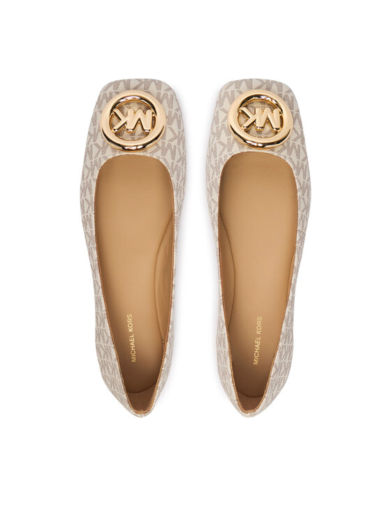 MICHAEL Michael Kors Balerina MICHAEL Michael Kors Milan Flex Ballet 40F5MLFP1B Ekru