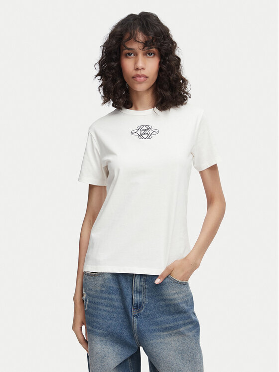 HUGO HUGO Camiseta Damacia 8 50573353 Blanco Regular Fit