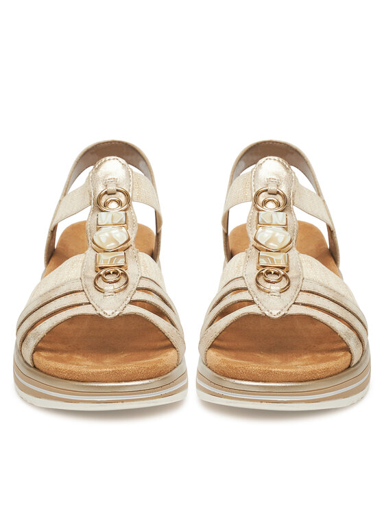 Remonte Sandály Remonte D1J60-91 Zlatá