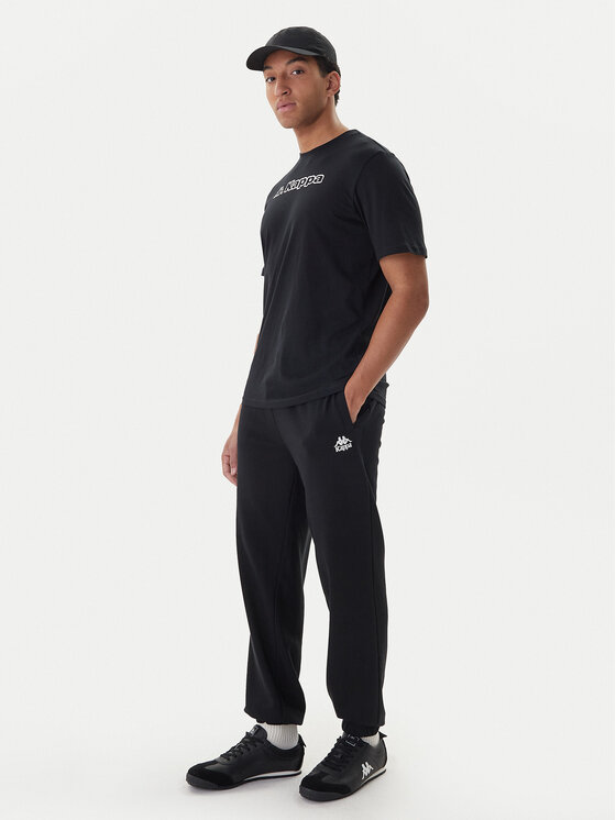 Kappa Kappa Спортивні штани Gothenburg 331U7EW Чорний Regular Fit