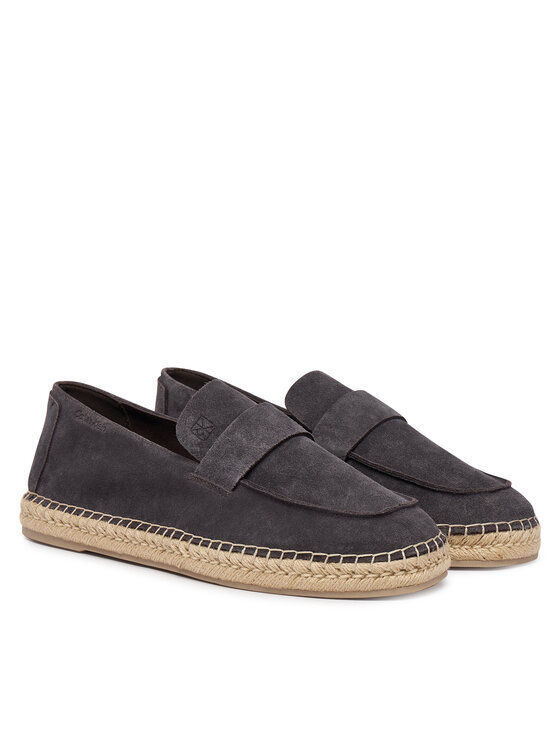 Calvin Klein Espadryle Calvin Klein Espadrille Loafer Band Su HM0HM02072 Szary